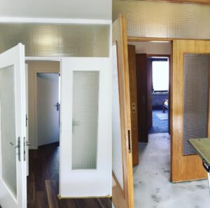 Referenz vorher und nachher Malerarbeiten